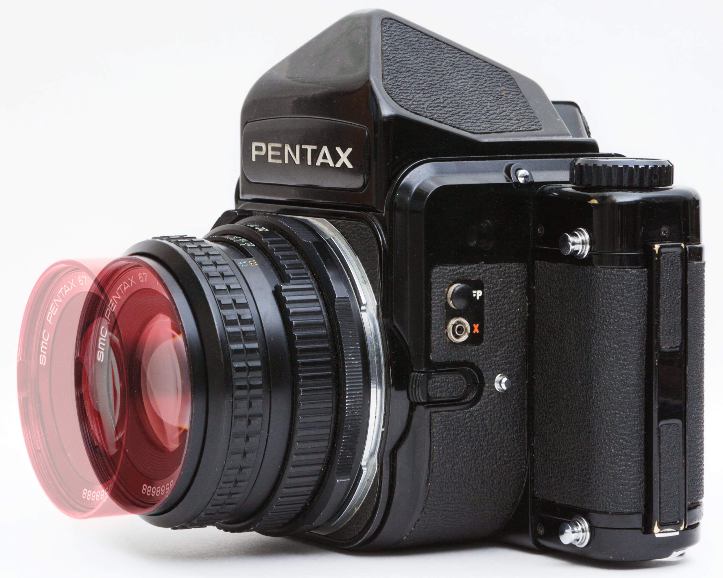 輝い PENTAX 67Ⅱ SMC PENTAX 67 2.8 90mm etc フィルムカメラ