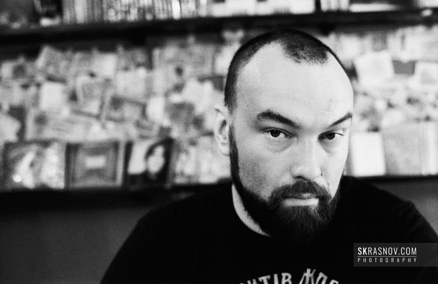 Boris Kupriyanov, publisher and publicist, Falanster book store founder © Sasha Krasnov Photography