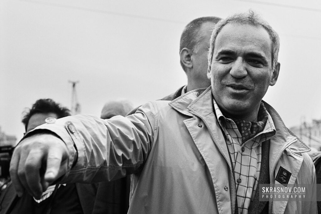 Garry Kasparov, chess grandmaster and former World Chess Champion © Sasha Krasnov Photography