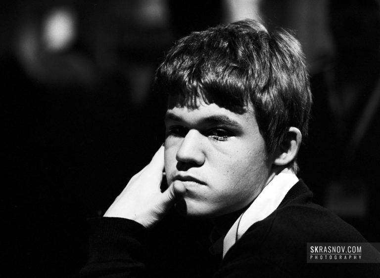 Magnus Carlsen, chess grandmaster and World Chess Champion. Portrait © Sasha Krasnov Photography