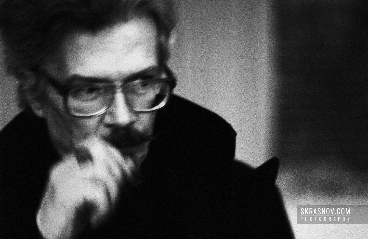 Eduard Limonov, writer and political dissident. Portrait © Sasha Krasnov Photography